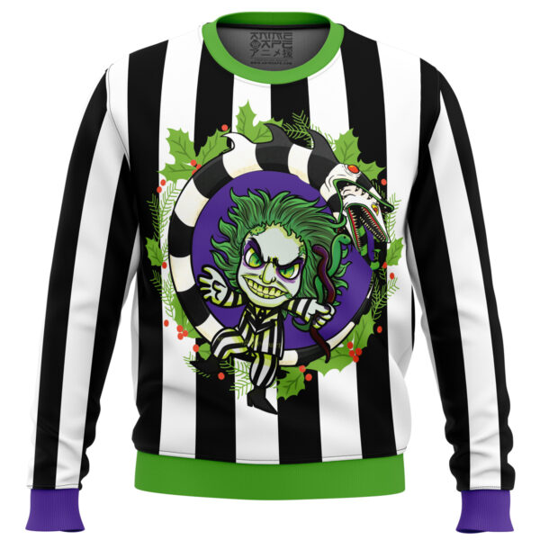 Beetle Juice Gifts For Family Holiday Christmas Ugly Sweater