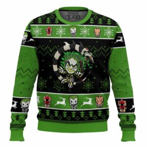 Beetlejuice Best Holiday Christmas Ugly Sweater Gifts For Family