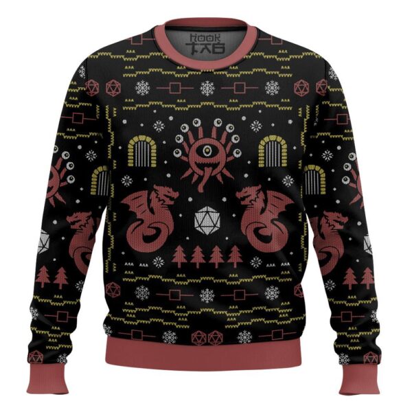 Beholder Dungeons And Dragons Best Holiday Christmas Ugly Sweater Gifts For Family