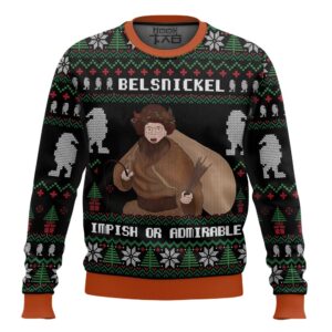 Belsnickel Impish Or Admirable The Office Best Holiday Christmas Ugly Sweater Gifts For Family