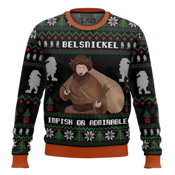 Belsnickel Impish Or Admirable The Office Best Holiday Christmas Ugly Sweater Gifts For Family