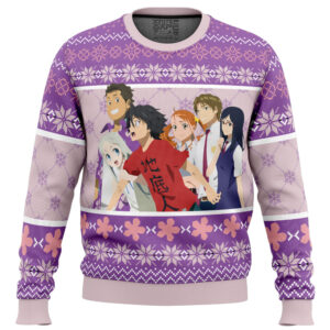 Best Friends Anohana The Flower We Saw That Day Gifts For Family Holiday Christmas Ugly Sweater