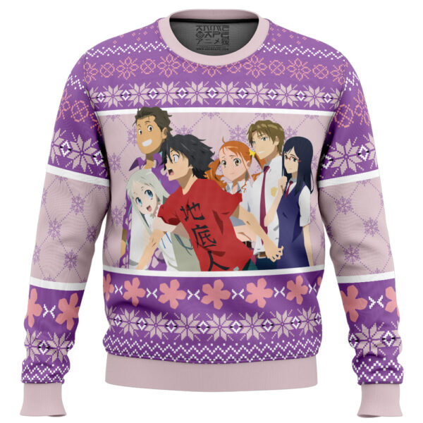 Best Friends Anohana The Flower We Saw That Day Gifts For Family Holiday Christmas Ugly Sweater