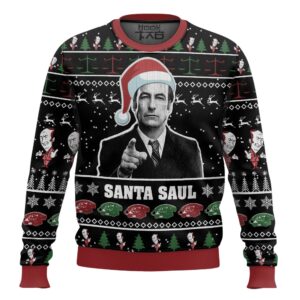 Better Call Santa Saul Christmas Best Holiday Christmas Ugly Sweater Gifts For Family