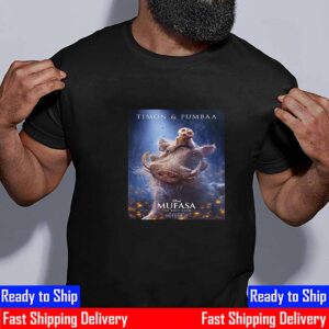 Billy Eichner And Seth Rogen As Timon And Pumbaa In Mufasa The Lion King Of Disney Release December 20th 2024 Unisex T-Shirt