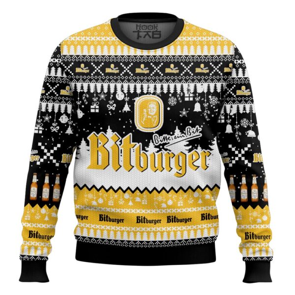 Bitburger German Beer Best Holiday Christmas Ugly Sweater Gifts For Family