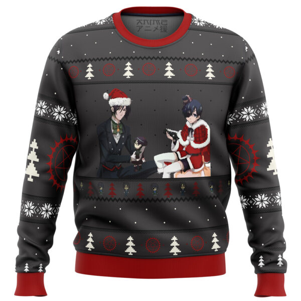 Black Butler Presents Gifts For Family Holiday Christmas Ugly Sweater