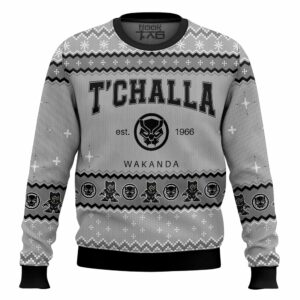 Black Panther Marvel Best Holiday Christmas Ugly Sweater Gifts For Family