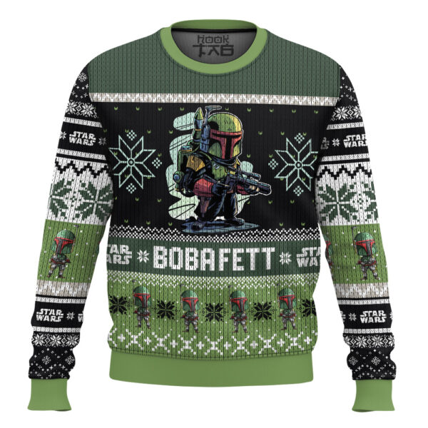 Boba Fett Star Wars Best Holiday Christmas Ugly Sweater Gifts For Family