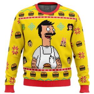 Bob’s Burgers Gifts For Family Holiday Christmas Ugly Sweater