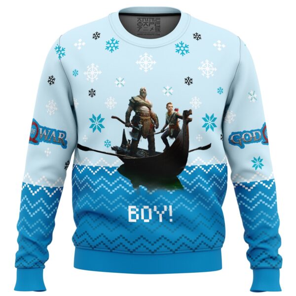 Boy God of War Gifts For Family Holiday Christmas Ugly Sweater