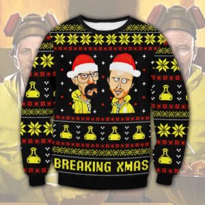 Breaking Bad Breaking Xmas Best Holiday Christmas Ugly Sweater Gifts For Family