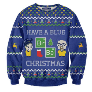 Breaking Bad Have a Blue Christmas Best Holiday Christmas Ugly Sweater Gifts For Family