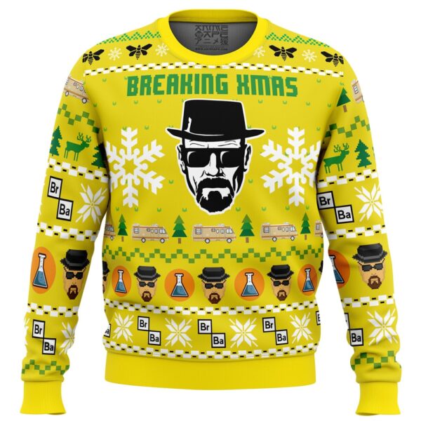 Breaking Xmas Breaking Bad Gifts For Family Holiday Christmas Ugly Sweater