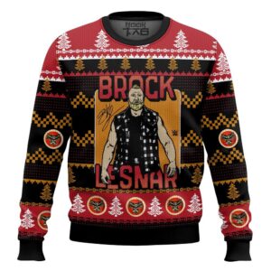 Brock Lesnar Best Holiday Christmas Ugly Sweater Gifts For Family