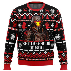 Brotherhood of Nod Command and Conquer Gifts For Family Holiday Christmas Ugly Sweater