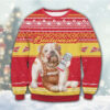 Budweiser Born To Drink Best Holiday Christmas Ugly Sweater Gifts For Family