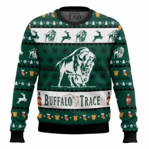 Buffalo Trace Best Holiday Christmas Ugly Sweater Gifts For Family