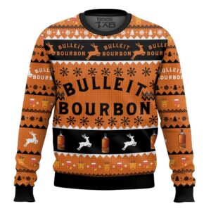 Bulleit Bourbon Best Holiday Christmas Ugly Sweater Gifts For Family