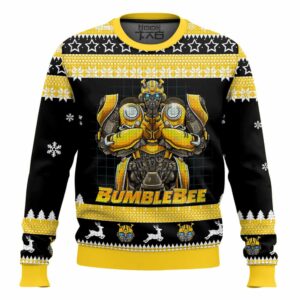 Bumblebee -Transformers Best Holiday Christmas Ugly Sweater Gifts For Family