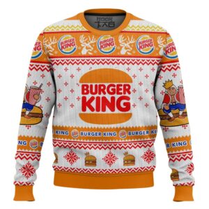 Burger King Best Holiday Christmas Ugly Sweater Gifts For Family