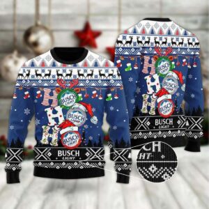 Busch Light HoHoHo Gifts For Family Holiday Christmas Ugly Sweater