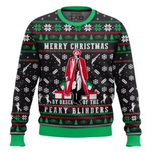 By Order Of The Peaky Blinders Best Holiday Christmas Ugly Sweater Gifts For Family