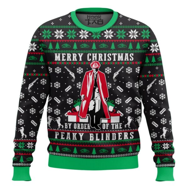 By Order Of The Peaky Blinders Best Holiday Christmas Ugly Sweater Gifts For Family