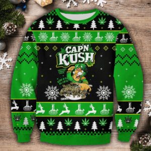 Cap N Kush Best Holiday Christmas Ugly Sweater Gifts For Family