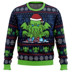 Call Of Christmas Cthulhu Gifts For Family Holiday Christmas Ugly Sweater