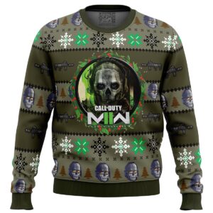 Call Of Duty Modern Warfare 2 Gifts For Family Holiday Christmas Ugly Sweater