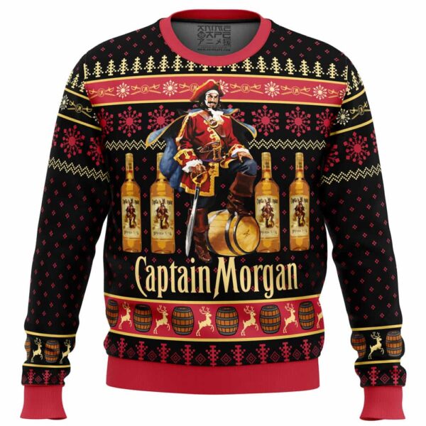 Captain Morgan Gifts For Family Holiday Christmas Ugly Sweater