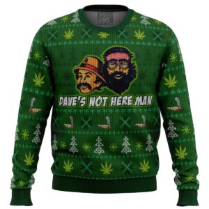 Cheech And Chong Gifts For Family Holiday Christmas Ugly Sweater