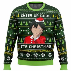 Cheer Up Dude My Teen Romantic Comedy SNAFU Gifts For Family Holiday Christmas Ugly Sweater