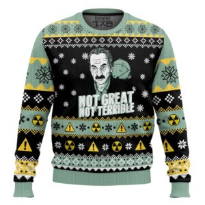 Chernobyl Not Great Not Terrible Best Holiday Christmas Ugly Sweater Gifts For Family