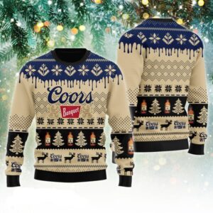 Chevron Pattern Coors Banquet Christmas Best Holiday Christmas Ugly Sweater Gifts For Family