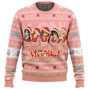 Chibi Christmas K-On Gifts For Family Holiday Christmas Ugly Sweater