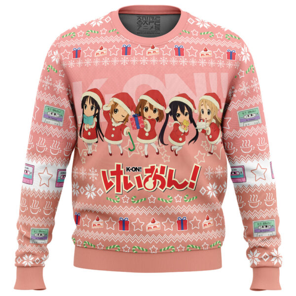 Chibi Christmas K-On Gifts For Family Holiday Christmas Ugly Sweater