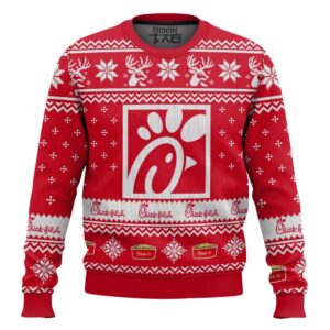 Chick-Fil-A Best Holiday Christmas Ugly Sweater Gifts For Family