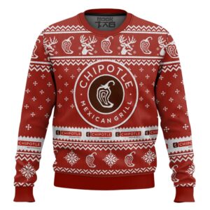 Chipotle Mexican Grill Best Holiday Christmas Ugly Sweater Gifts For Family