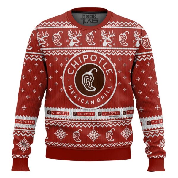 Chipotle Mexican Grill Best Holiday Christmas Ugly Sweater Gifts For Family