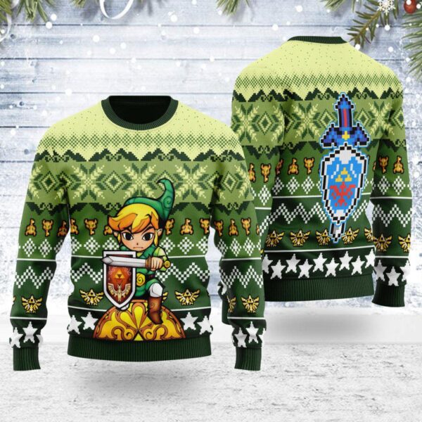 Christmas Art from The Wind Waker Christmas Ugly Sweater