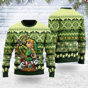 Christmas Art from The Wind Waker Gifts For Family Christmas Ugly Sweater