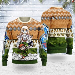 Christmas Art from The Wind Waker Gifts For Family Holiday Christmas Ugly Sweater