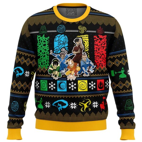 Christmas Avatar Last Airbender Gifts For Family Holiday Christmas Ugly Sweater