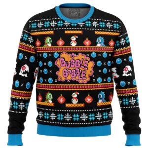 Christmas Bubble Bobble Gifts For Family Holiday Christmas Ugly Sweater