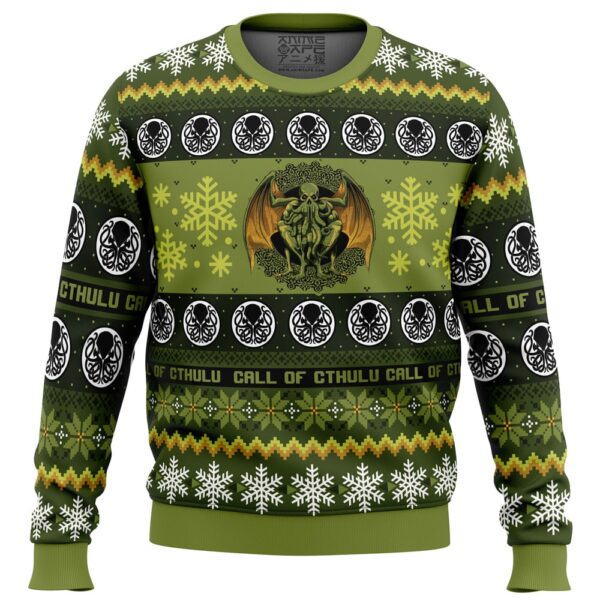 Christmas Call of Cthulu Board Games Gifts For Family Holiday Christmas Ugly Sweater