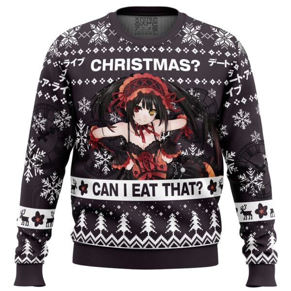 Christmas Can I Eat That Date A Live Gifts For Family Holiday Christmas Ugly Sweater