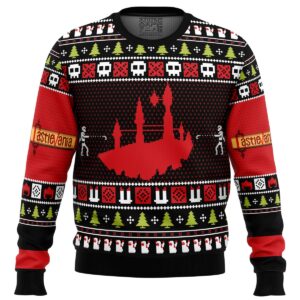 Christmas Castlevania Gifts For Family Holiday Christmas Ugly Sweater