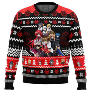 Christmas Characters High School DxD Gifts For Family Holiday Christmas Ugly Sweater